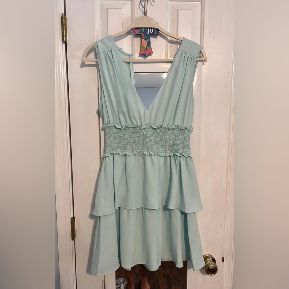 Amanda Uprichard teal dress